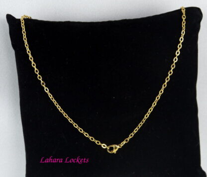 Gold Oval-Link Chain Back
