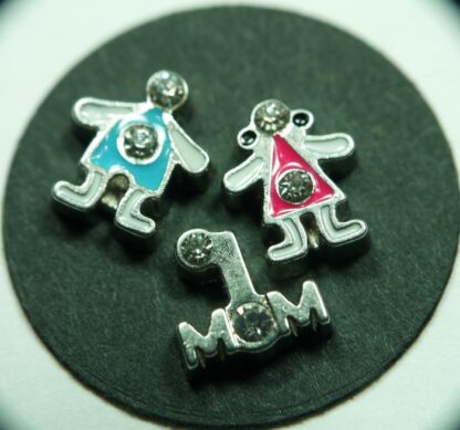 Mom Floating Charms for Memory Lockets