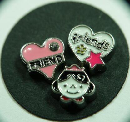 Friends and Princess Floating Charms for Memory Lockets