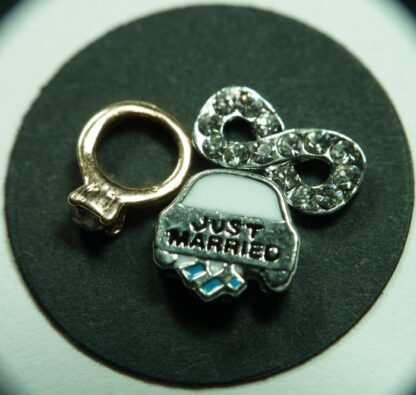 Marriage Floating Charms for Memory Lockets